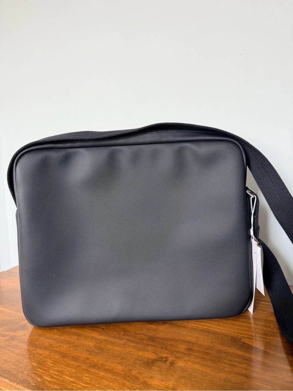 Lacoste Black Men's Messenger Crossbody Bag